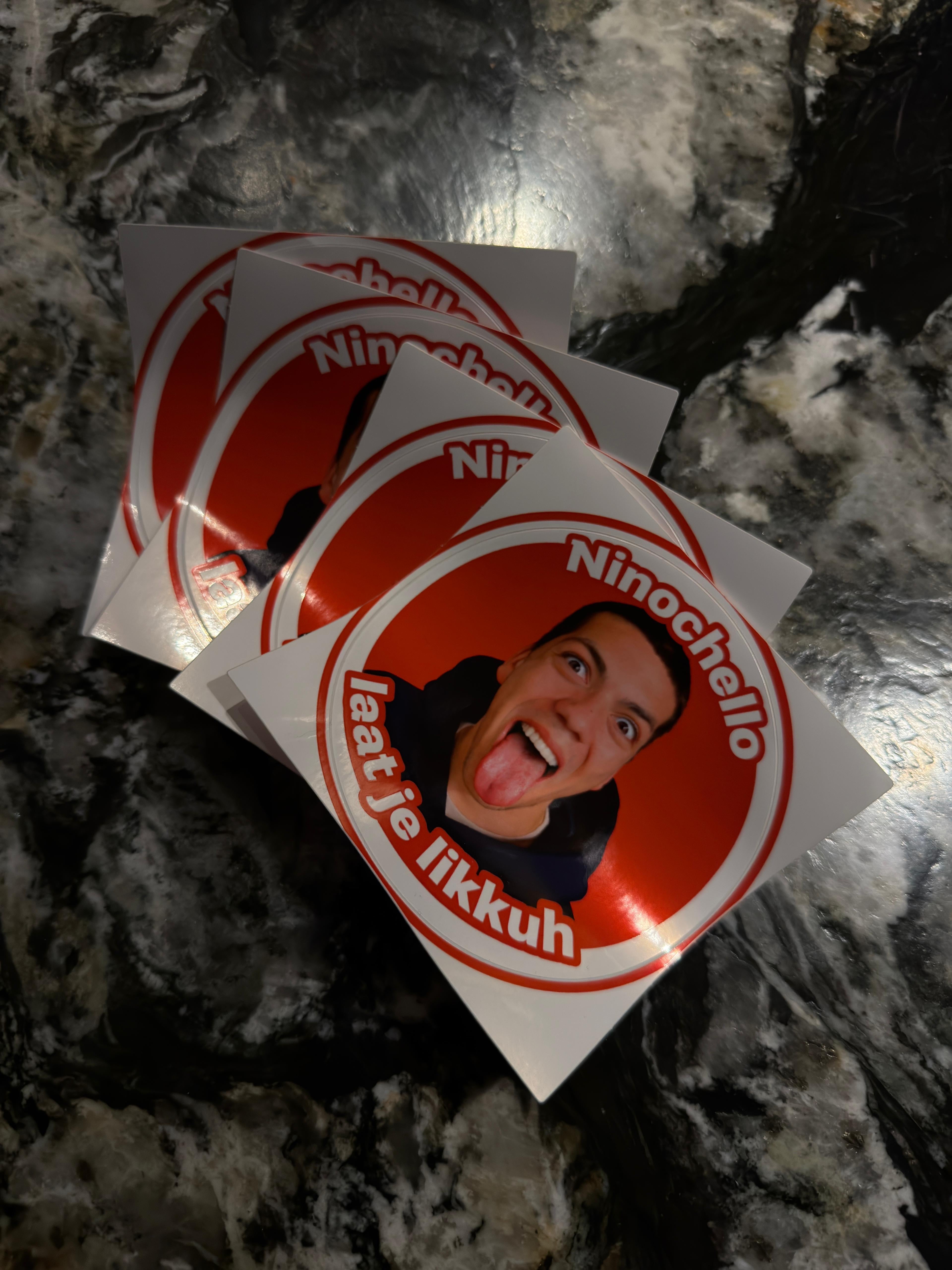 Ninochello “Laat Je Likkuh” Sticker